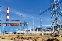 Cụm dự án lưới điện giải tỏa công suất Nhà máy nhiệt điện BOT Vân Phong 1 do Tổng công ty Truyền tải điện gia đình làm chủ đầu tư. Ảnh: Nguyễn Long