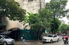 Lô đất B12 (vị trí lô góc, mặt đường Dương Khuê) với diện tích 44,5 m2 được bán với giá trúng đấu giá 364,3 triệu đồng/m2 (Ảnh: Lê Tiên)
