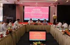 Toàn cảnh Tọa đàm “Liên kết phát triển tiểu vùng Nam Trung Bộ trong bối cảnh mới"