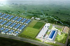 Dự án Đầu tư xây dựng Khu công nghệ thông tin tập trung Yên Bình, Thái Nguyên có quy mô 200 ha, tổng mức đầu tư hơn 2.957 tỷ đồng. Ảnh: TTXVN