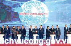 Theo báo cáo khảo sát của Liên hợp quốc công bố tháng 7/2020, xếp hạng chỉ số phát triển Chính phủ điện tử chung của Việt Nam tăng 2 bậc. Ảnh: Hiếu Nguyễn