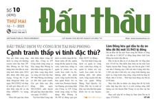 Báo Đấu thầu số 10 ra ngày 16/1/2023