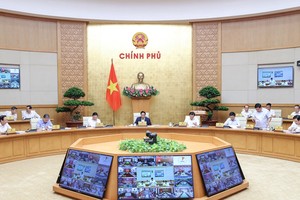 Sáng 3/6, Thủ tướng Phạm Minh Chính chủ trì phiên họp Chính phủ thường kỳ tháng 5/2023. Ảnh: VGP