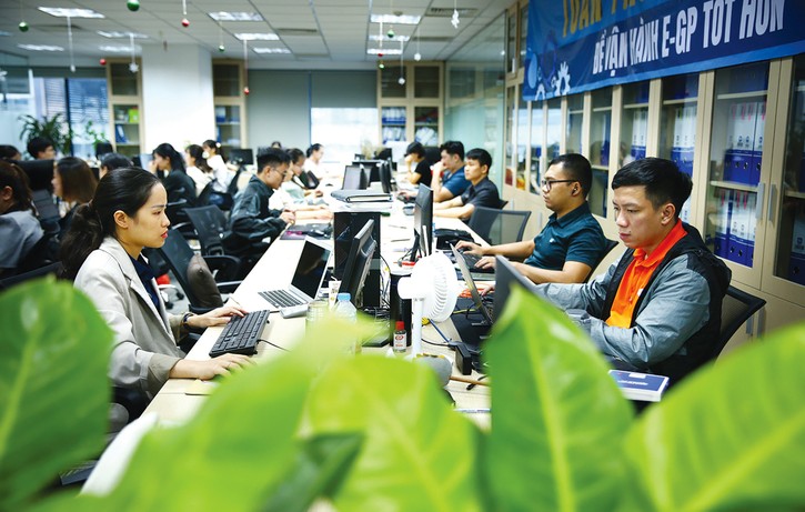 Hiện tại, Hệ thống e-GP đã kết nối với Hệ thống thuế điện tử, Hệ thống đăng ký kinh doanh, tiến tới sẽ kết nối với Kho bạc Nhà nước và Bảo hiểm Xã hội Việt Nam. Ảnh: Lê Tiên ảnh 3