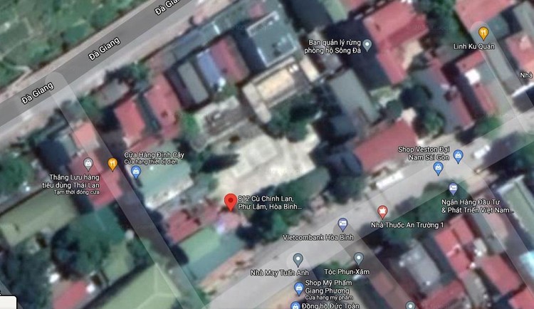 Khu trụ sở liên cơ quan tại địa chỉ số 812, đường Cù Chính Lan, phường Phương Lâm, thành phố Hòa Bình, tỉnh Hòa Bình. Ảnh: Google map