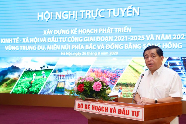 Bộ trưởng Bộ KH&ĐT Nguyễn Chí Dũng phát biểu tại Hội nghị
