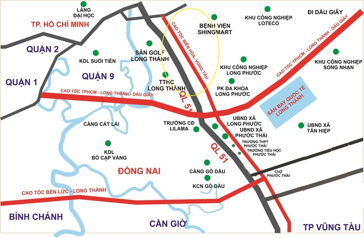 Đường cao tốc Biên Hòa - Vũng Tàu giai đoạn 1 có chiều dài 53,7 km. Ảnh Internet