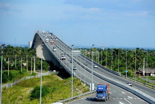 Cầu Long Thành trên tuyến cao tốc TPHCM-Long Thành-Dầu Giây