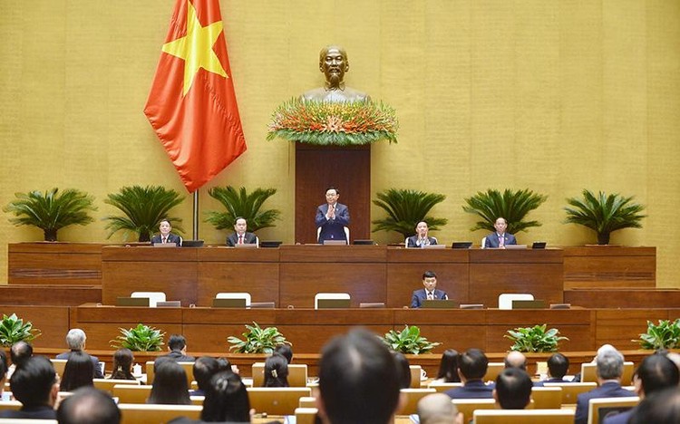 Kỳ họp thứ 4 Quốc hội khóa XV chính thức khai mạc tại Hà Nội vào sáng ngày 20/10. Ảnh: Quốc hội