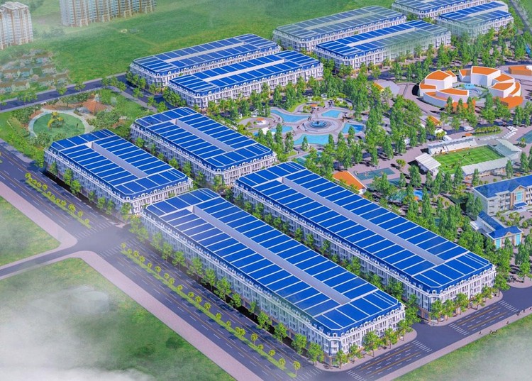 Dự án Khu dân cư trung tâm xã Đông Tân được thực hiện trên khu đất có diện tích khoảng 22,5 ha tại phường Đông Tân, TP. Thanh Hóa. Ảnh: NC st