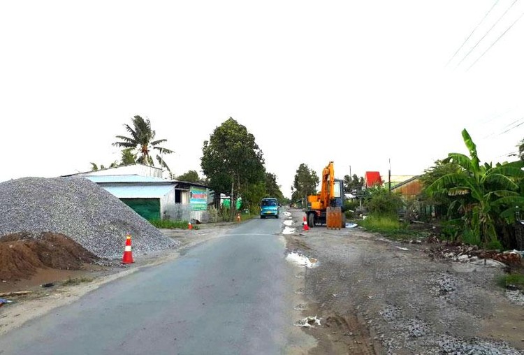Tiến độ thi công Gói thầu số 9 thuộc Dự án Xây dựng, nâng cấp tuyến đường Ninh Quới - Ngan Dừa, huyện Hồng Dân (tỉnh Bạc Liêu) rất chậm, không đáp ứng cam kết tại hợp đồng. Ảnh minh họa: K.K