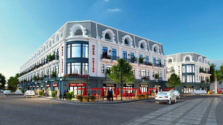 Mô hình Dự án Tổ hợp nhà phố thương mại shophouse kết hợp kinh doanh dịch vụ thương mại, khách sạn tại phường Hải Đình, TP. Đồng Hới
