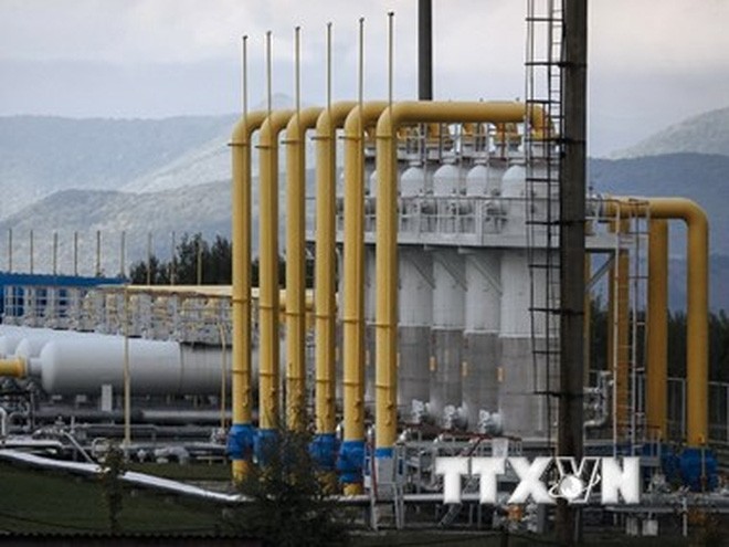 Quang cảnh một nhà máy lọc dầu. (Nguồn: TASS/TTXVN)