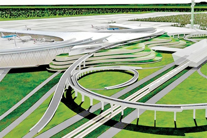 Mô hình nhà ga hành khách CHK quốc tế Long Thành