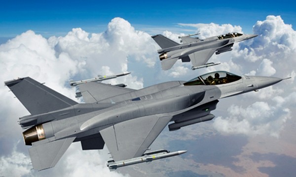 Chiến đấu cơ F-16 của không quân Mỹ sẽ tham gia tập trận. Ảnh: lockheedmartin.com
