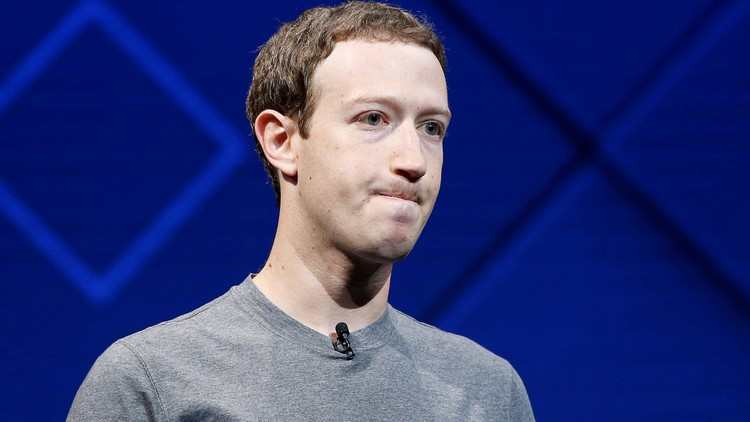 CEO Facebook Mark Zuckerberg. Ảnh Internet