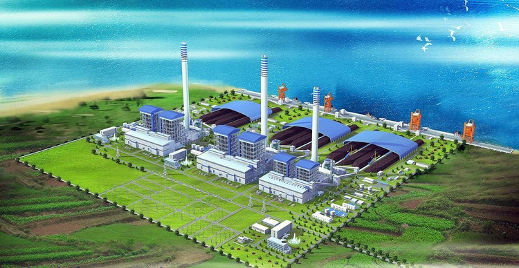 Dự án Nhà máy Nhiệt điện Sông Hậu 1 thuộc Trung tâm Điện lực Sông Hậu có tổng mức đầu tư hơn 43.000 tỷ đồng. Ảnh: st