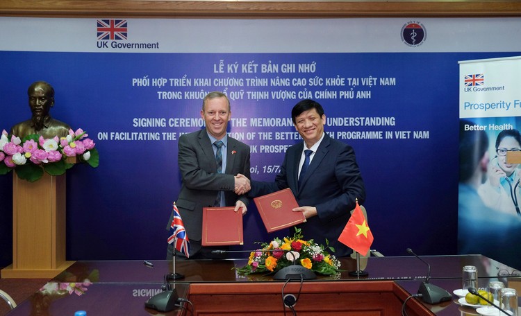 Việt Nam - Vương quốc Anh hợp tác trong lĩnh vực y tế 