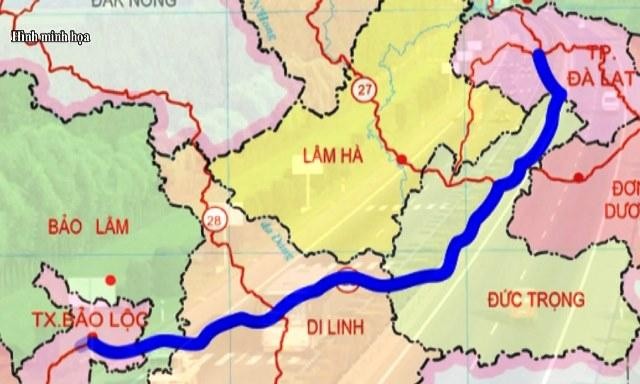 UBND Lâm Đồng đề xuất dùng 4.000 tỷ đồng ngân sách cho cao tốc Bảo Lộc - Liên Khương