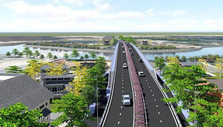 Phối cảnh đường cao tốc Tuyên Quang - Phú Thọ kết nối với cao tốc Hà Nội - Lào Cai 