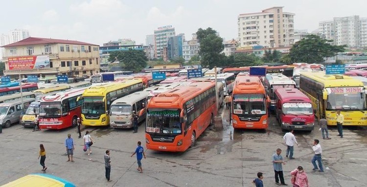 Bến xe Hà Nội đang chuẩn bị cao điểm phục vụ hành khách dịp Tết Nguyên đán 2023. Ảnh minh hoạ: Internet