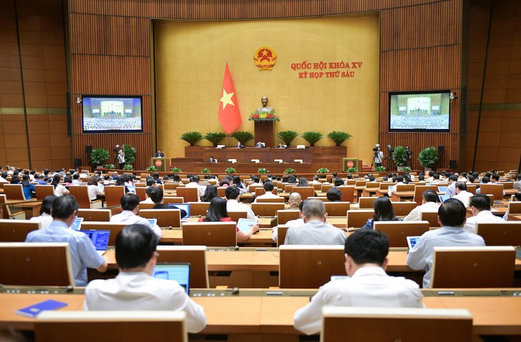 Quang cảnh phiên họp của Quốc hội