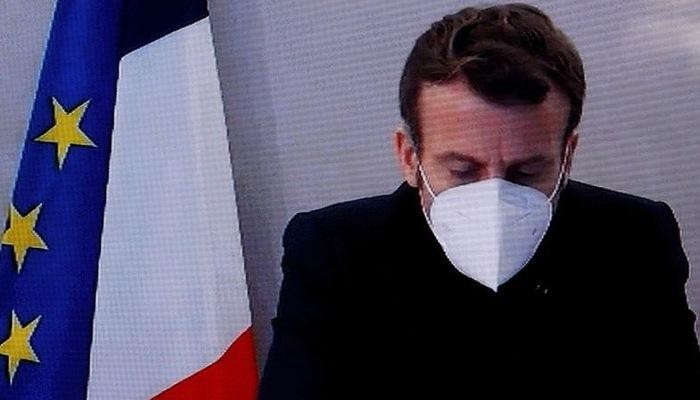 Tổng thống Pháp Emmanuel Macron phát biểu qua video kết nối với một hội nghị về chính sách đối ngoại của Pháp ngày 17/12 - Ảnh: Reuters.