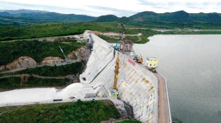Tổng công ty Xây dựng Trường Sơn thi công hồ chứa nước Ea H’leo 1, tỉnh Đắk Lắk