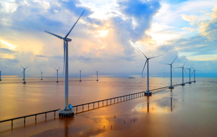 Cơ chế đấu thầu mua điện từ dự án điện gió, điện mặt trời làm tăng tính cạnh tranh trong đầu tư phát triển năng lượng tái tạo. Ảnh: Trần Minh Lương