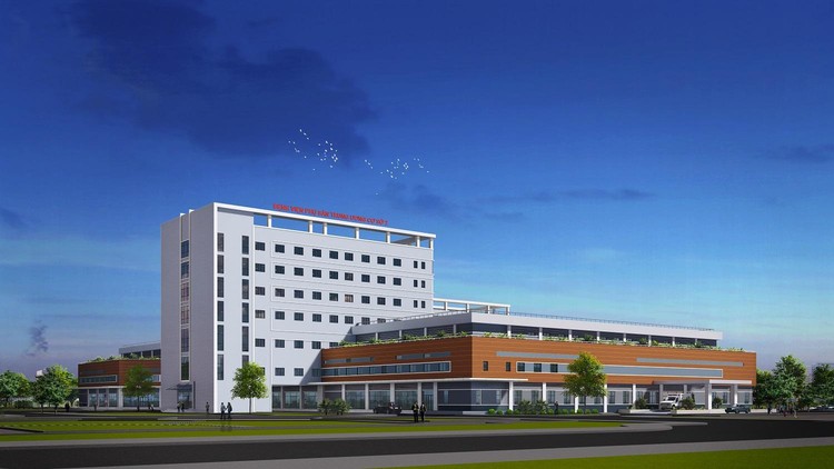 Dự án Xây dựng Bệnh viện Phụ sản Trung ương Cơ sở 2 có tổng mức đầu tư 950 tỷ đồng, được xây mới trên diện tích đất hơn 6 ha tại xã Ngọc Mỹ, huyện Quốc Oai, thành phố Hà Nội (Ảnh phối cảnh Bệnh viện)