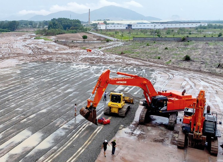 Một số dự án cao tốc tại Đồng bằng sông Cửu Long có thể bị ảnh hưởng tiến độ vì thiếu cát. Ảnh minh họa: NC
