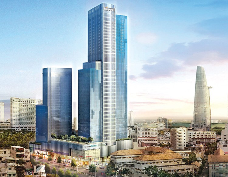 Dự án Saigon Center IV, V dự kiến là các cao ốc văn phòng cho thuê