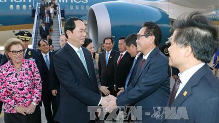 Chủ tịch nước Trần Đai Quang dự Hội nghị Cấp cao APEC lần thứ 24, tại Peru (Ảnh: TTXVN)