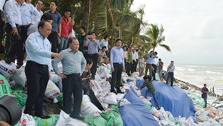 Chính phủ luôn quan tâm đến vấn đề xói lở biển Cửa Đại (Hội An). Ảnh: Báo Quảng Nam