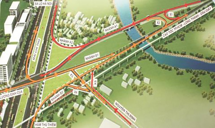 Đề nghị tổ chức lại giao thông đường dẫn lên cao tốc Cát Lái - Long Thành