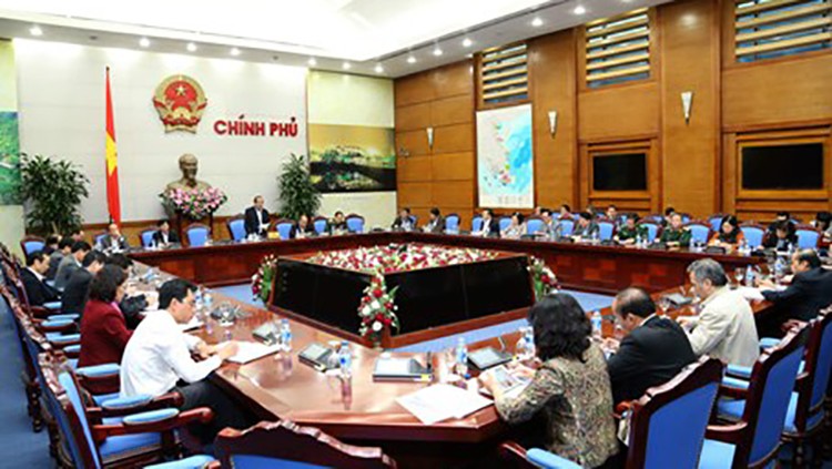 Cuộc họp thứ 5 của Ban Chỉ đạo về các giải pháp ổn định đời sống và sản xuất, kinh doanh cho nhân dân 4 tỉnh miền Trung bị ảnh hưởng sự cố môi trường.