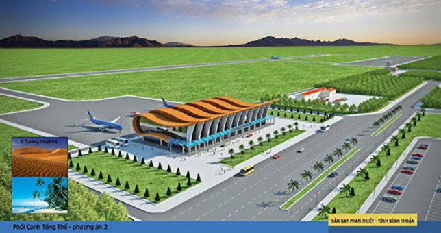 Dự án này sẽ kết nối sân bay Phan Thiết với hệ thống giao thông khu vực.