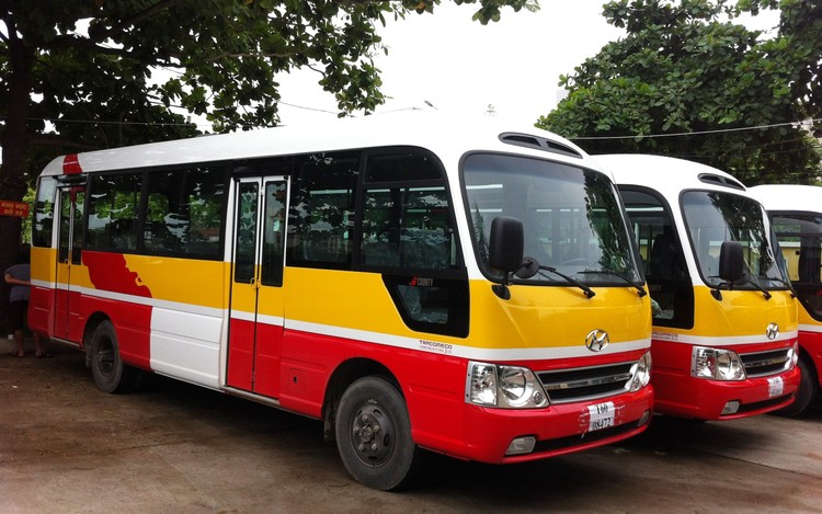 Đấu giá tài sản Lô xe ô tô buýt 12 chiếc tại Kiên Giang