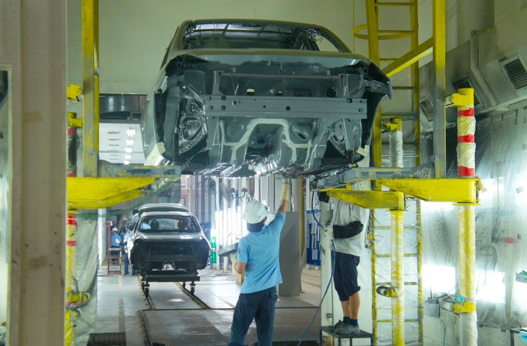 Một DN nước ngoài trong lĩnh vực cơ khí ô tô đang hoạt động tại Khu công nghiệp Hòa Khánh (Đà Nẵng). Ảnh: VGP