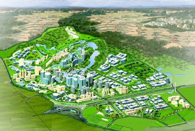 Phối cảnh quy hoạch chung đô thị Hòa Lạc