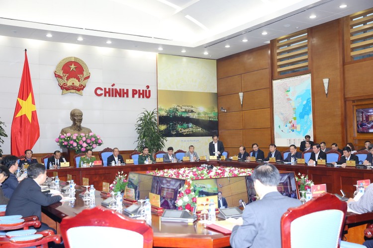 Phó Thủ tướng Thường trực Chính phủ Trương Hòa Bình chủ trì hội nghị trực tuyến toàn quốc của Ban Chỉ đạo 138/CP. Ảnh: VGP