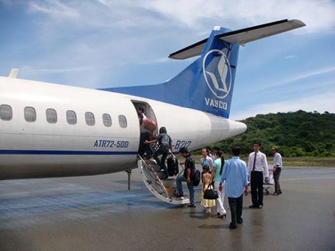 Vietnam Airlines chuyển giao VASCO khai thác đường bay Hà Nội - Đồng Hới. Ảnh: VASCO