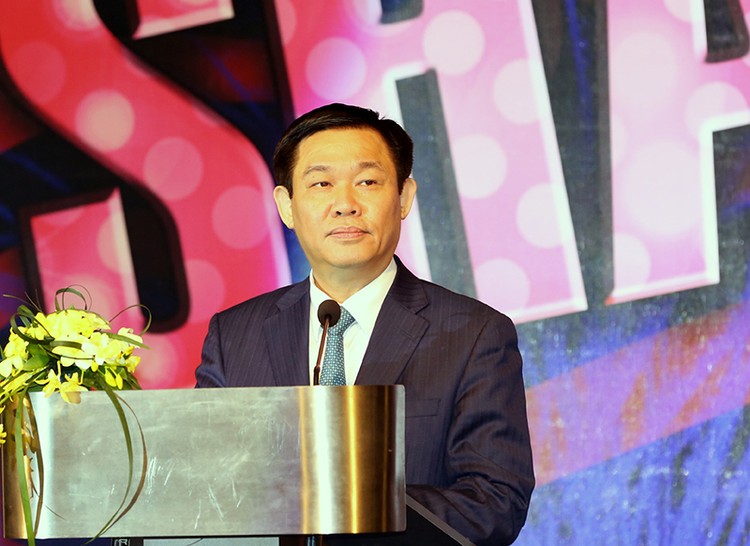 Phó Thủ tướng Vương Đình Huệ phát biểu tại sự kiện. Ảnh: VGP