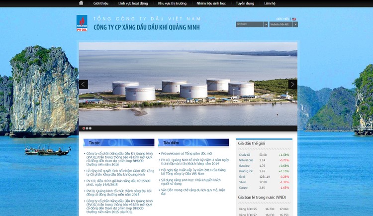 Đấu giá cổ phần của CTCP Xăng dầu Dầu khí Quảng Ninh