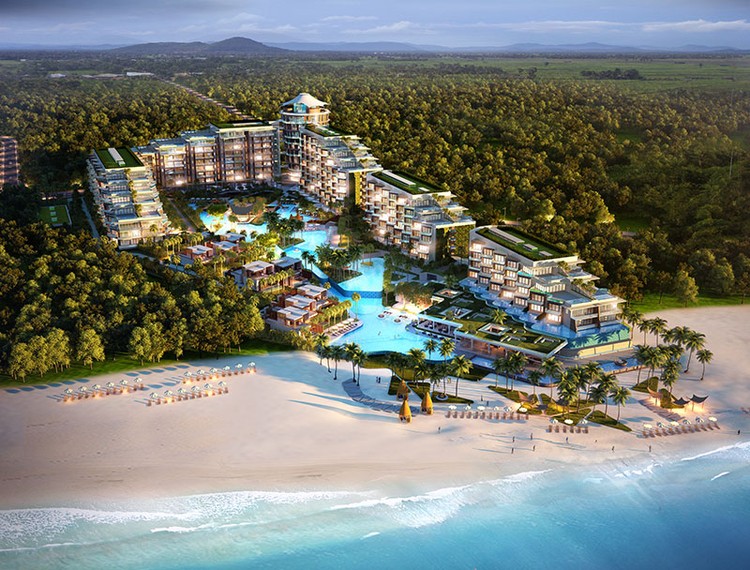 Phối cảnh tổng thể Premier Residences Phu Quoc Emerald Bay (Premier Condotel).