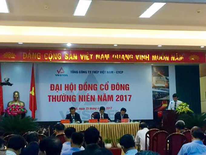 Đại hội đồng cổ đông thường niên năm 2017 Tổng Công ty Thép Việt Nam