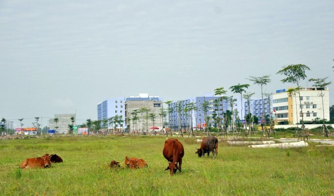 Một góc Khu đô thị Thanh Hà.