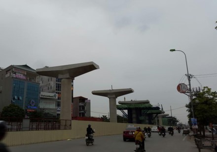 Dự án tuyến đường sắt đô thị số 3 đoạn Nhổn - Ga Hà Nội triển khai quá chậm.