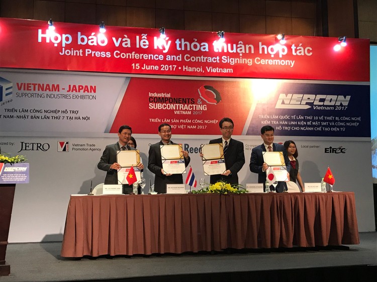 Ký kết hợp tác tổ chức Triển lãm Công nghiệp Hỗ trợ Việt Nam - Nhật Bản lần thứ 7