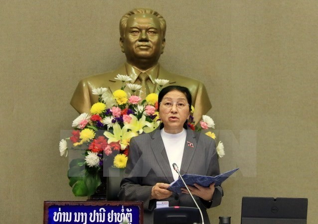 Chủ tịch Quốc hội Lào Pany Yathotou. (Nguồn: TTXVN)
